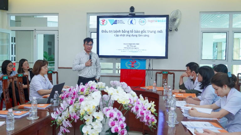 Viện Tế bào gốc tác với Bệnh viện Phong – Da liễu Trung ương Quy Hòa trong nghiên cứu khoa học